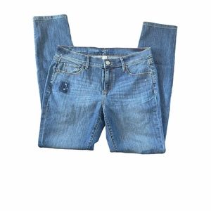 LOFT modern skinny jeans size 6 with slight distressing